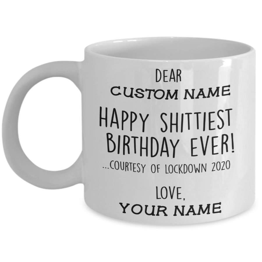 Funny Lockdown Birthday Mug