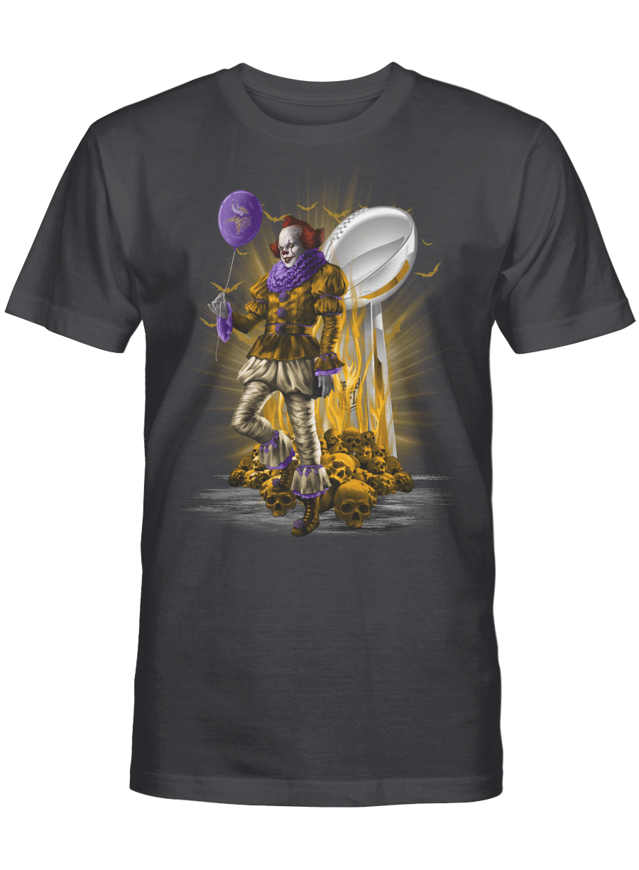 Minnesota Vikings 2DIT ft. IT Pennywise T-shirt, Sweatshirt, Hoodie