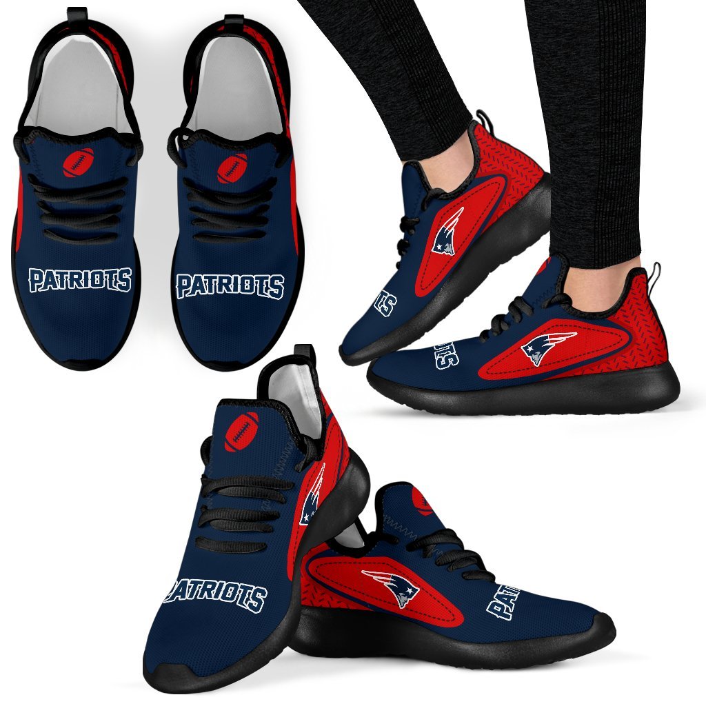 Colorful React New England Patriots Mesh Knit Sneakers