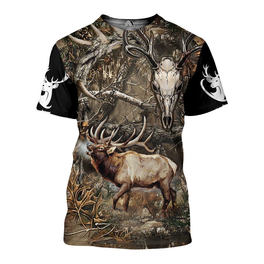 Skull Deer Hunting Camo 3D All Over Print | Unisex | Adult | Ht2417