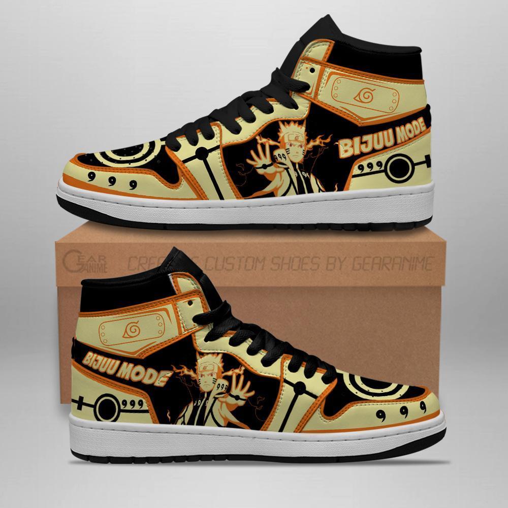 Naruto Nine-Tails Shoes Chakra Mode Costume Anime Sneakers ...