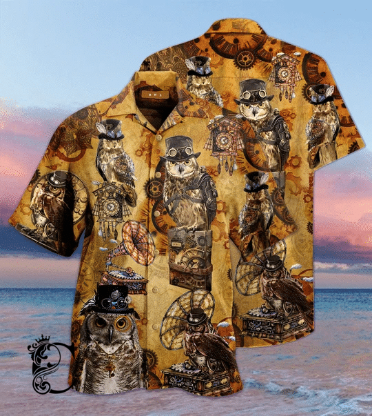 Beach Shirt Find Wisdom Owls Hawaiian Shirt- Chillicothemall