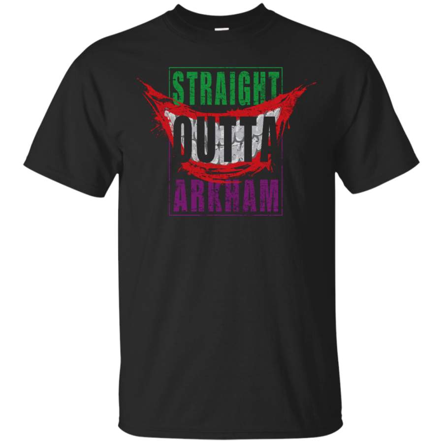 HARLEYQUINN – Straight Outta Arkham Color T Shirt & Hoodie