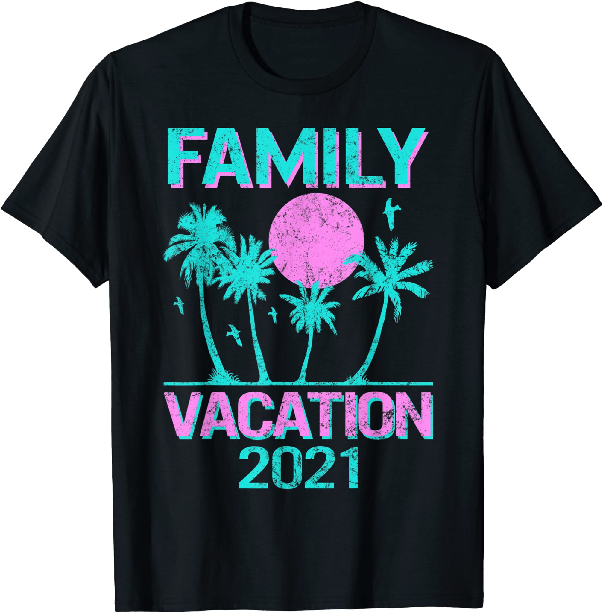 Family Vacation 2021 Summer Matching Beach Vacay Mode Trip T-Shirt