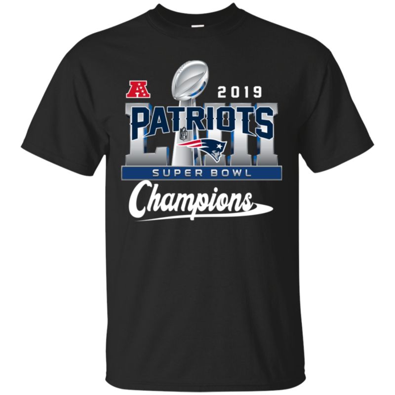 New England Patriots Super Bowl Champions Shirt G200 Gildan Ultra Cotton T-shirt