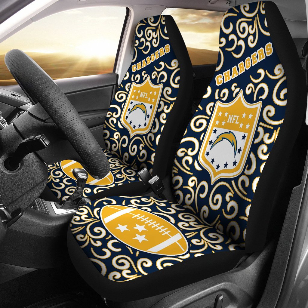 Awesome Artist SUV Los Angeles Chargers Seat Covers Sets For Car