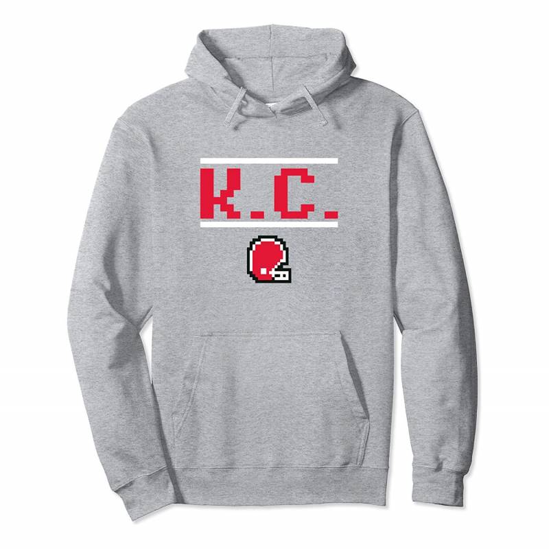 Kansas City Football 8-Bit Helmet Pullover Hoodie, T Shirt, Sweatshirt