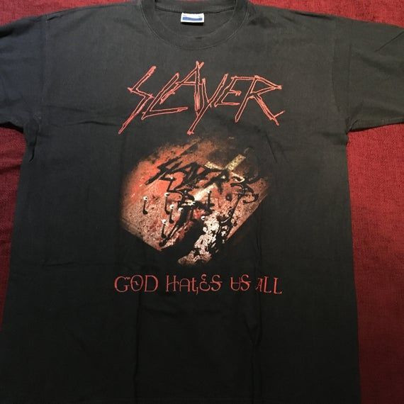 Slayer Vintage God Hates Us All Shirt 01 Shirt