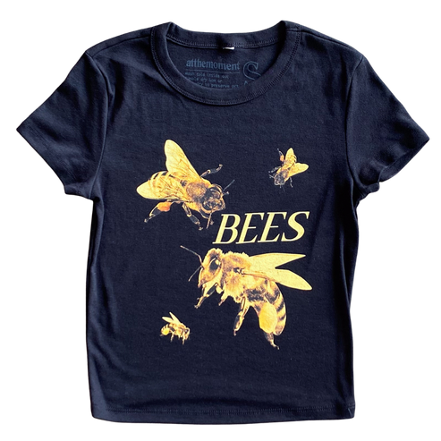 Bees v2 Women   s Baby Rib Ladies Tee Shirt Outfit  For Men  For Women