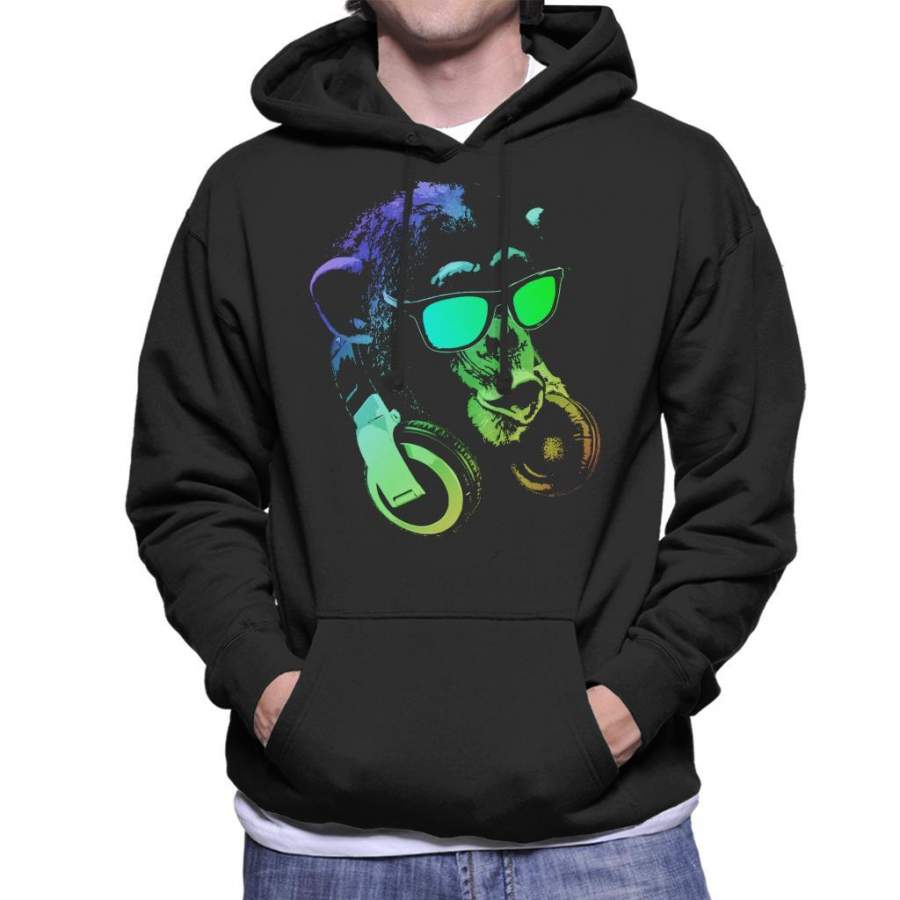 Monkey DJ Men’s Hooded Sweatshirt