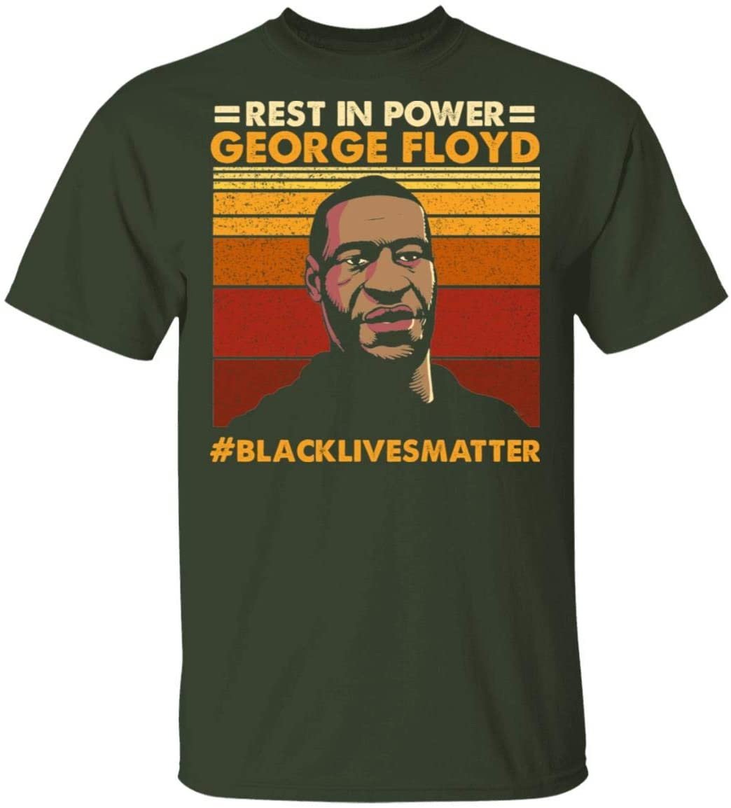 Rest In Power George Floyd Vintage T-Shirt – Black Lives Matter Shirt