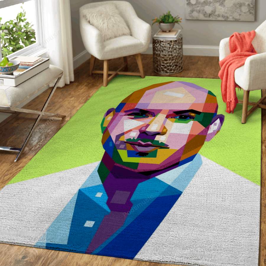 Pitbull The Rapper – Music Art For Fans Area Rug Living Room Carpet Floor Decor