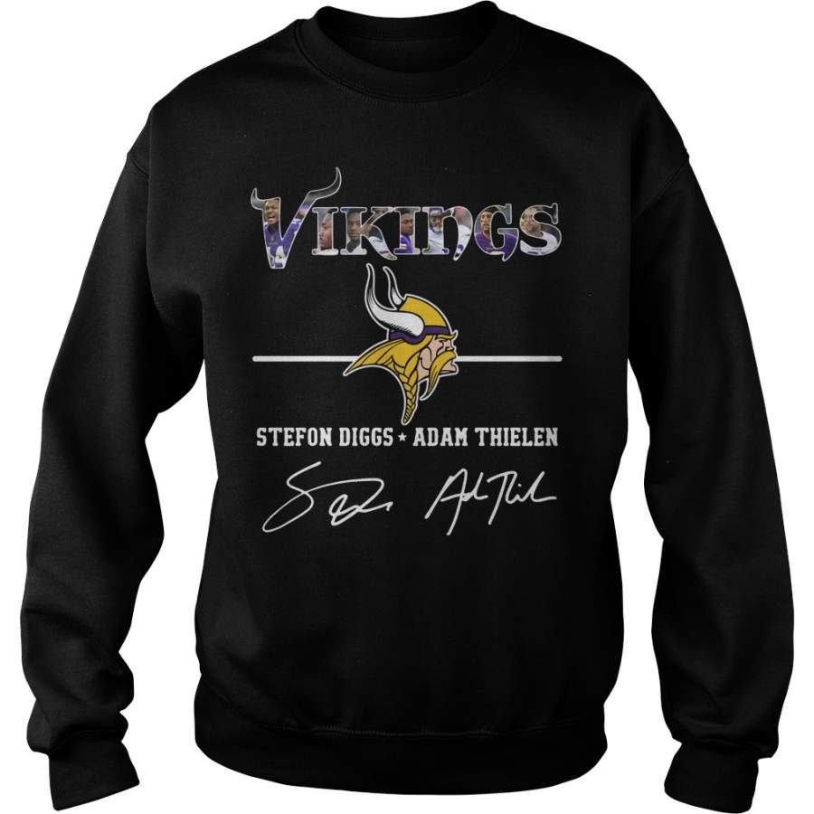 Minnesota Vikings Stefon Diggs and Adam Thielen Sweatshirt