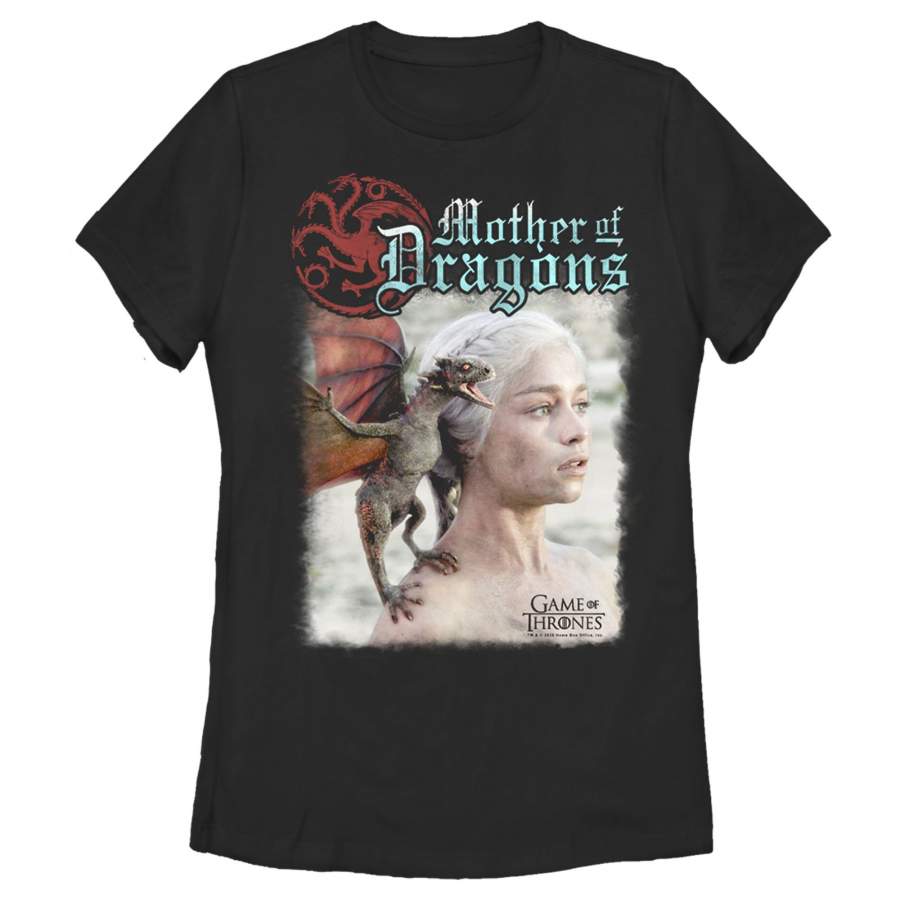 Game of Thrones Women’s Daenerys Mother of Dragons  T Shirt