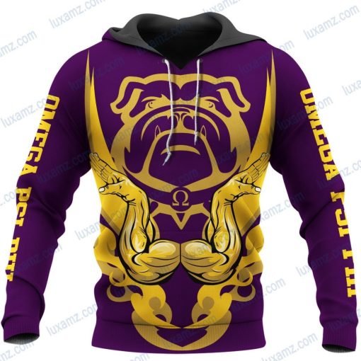 Omega Psi Phi Emblem Omega Psi Phi Dog Omega Sweatshirt Hoodie