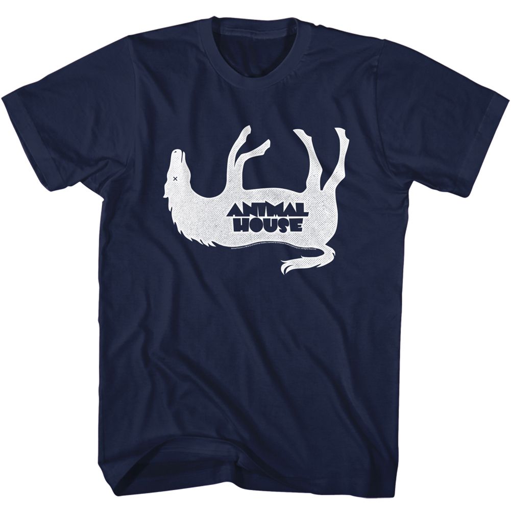 Animal House-Horsey-Navy Adult S/S Tshirt