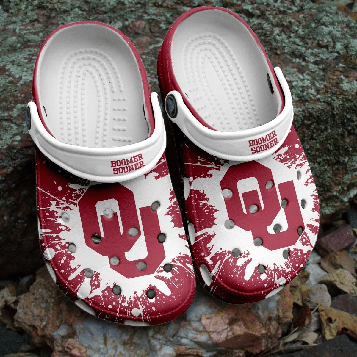 Boomer Sooner NCAA Crocss Clogs Shoes Comfortable Crocband For Men Women