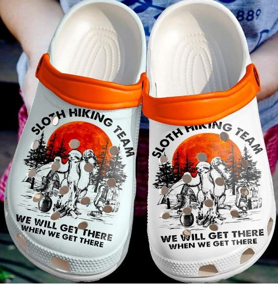 Sloth Hiking Team Shoes Clogs Crocs