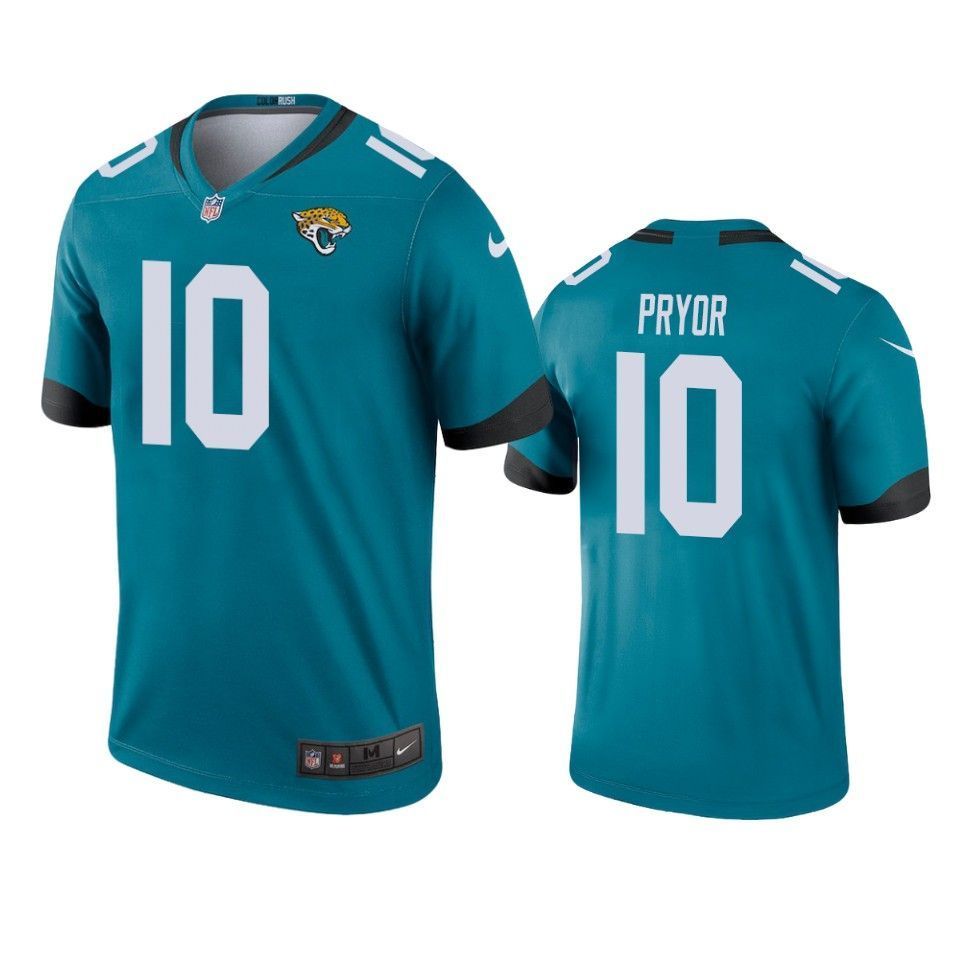 Jacksonville Jaguars Terrelle Pryor Color Rush Legend Teal Jersey