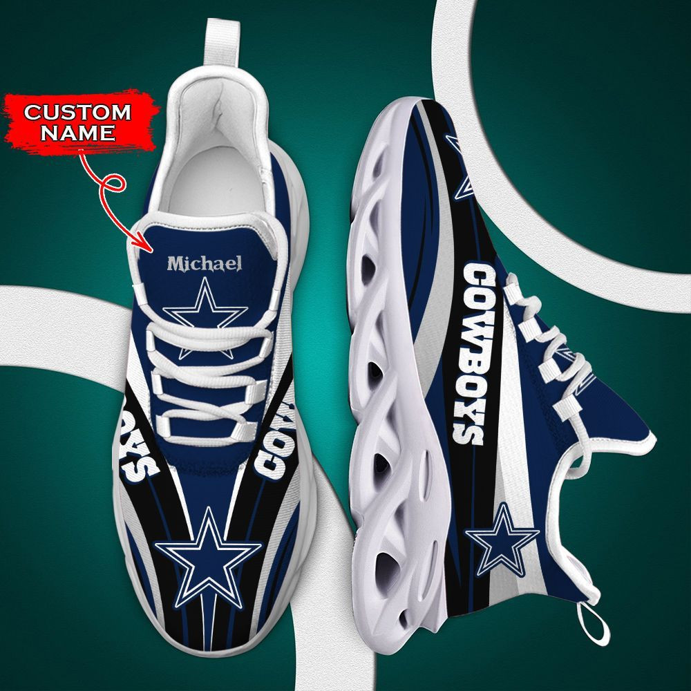 Dallas Cowboys Max Soul Shoes Luxury Custom Name 02 M3Bth0890 – Corethermax