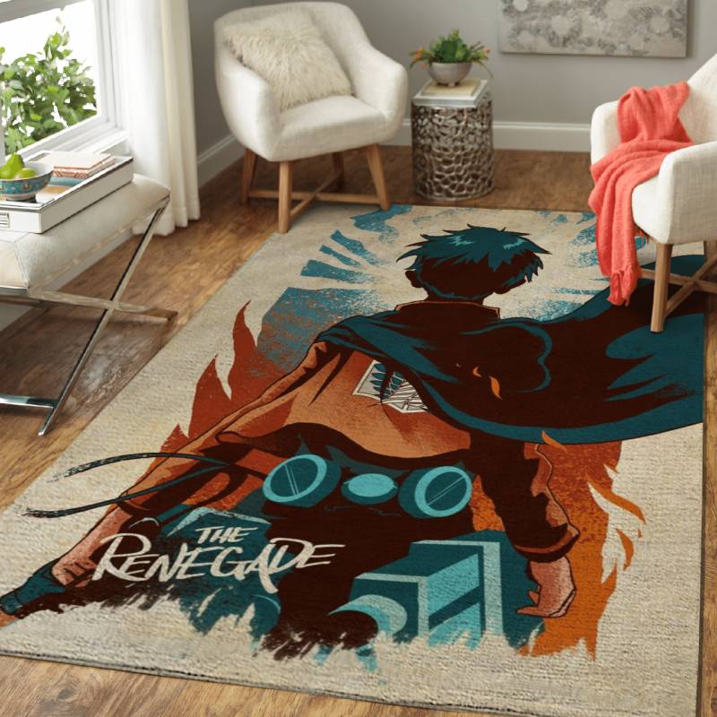 Survey Corps Renegade Anime Icon Area Rug – Carpet