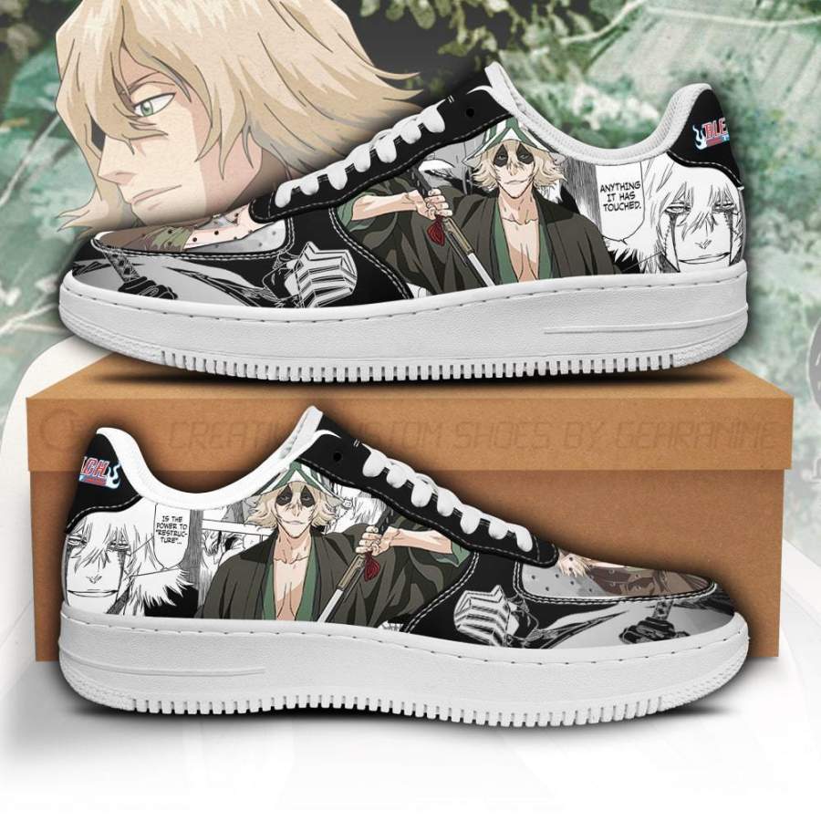 Urahara Kisuke Air Sneakers Bleach Anime Shoes Fan Gift Idea PT05