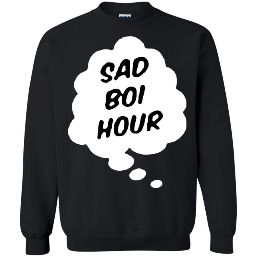 AGR Emma Chamberlain Sad Boi Hour Merch Crewneck Pullover Sweatshirt