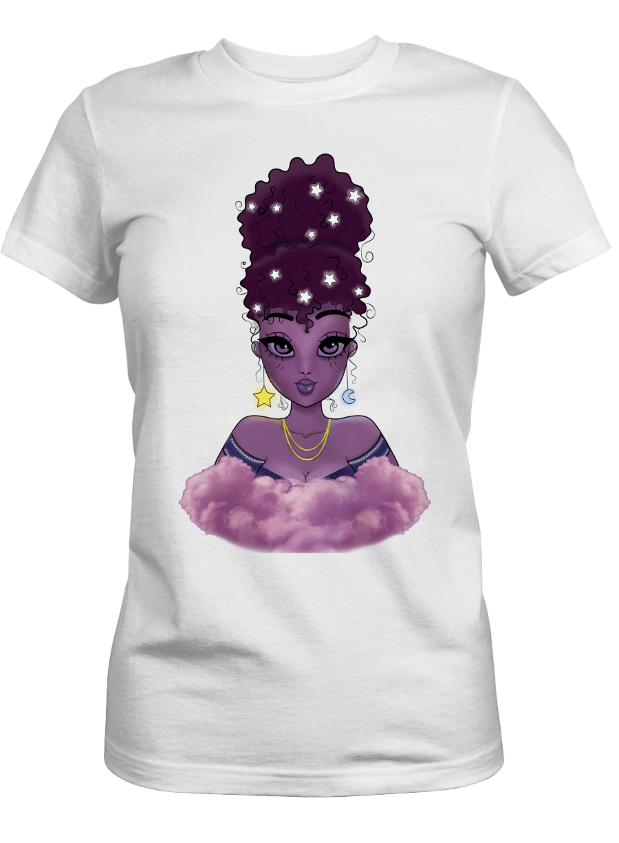 Shirt For Black Girl Magic Art Shirt For Black Women