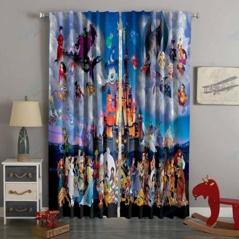 3D Printed Disney Style Custom Living Room Curtains