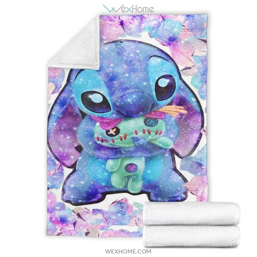 Cute Colorful Stitch Cartoon Premium Blanket Collection W1124