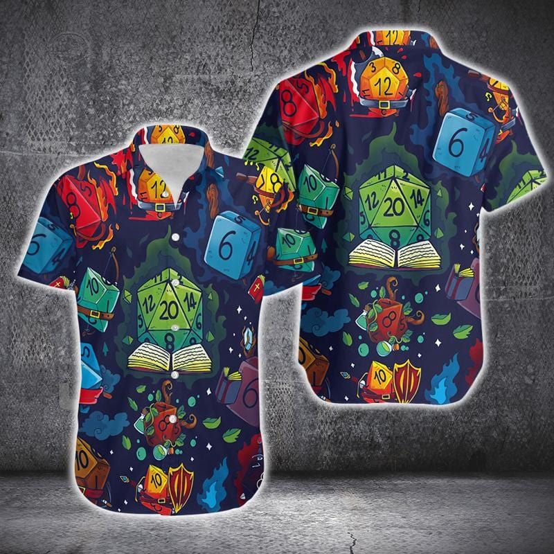 Hawaii Aloha Shirts Amazing Dice Ha10162