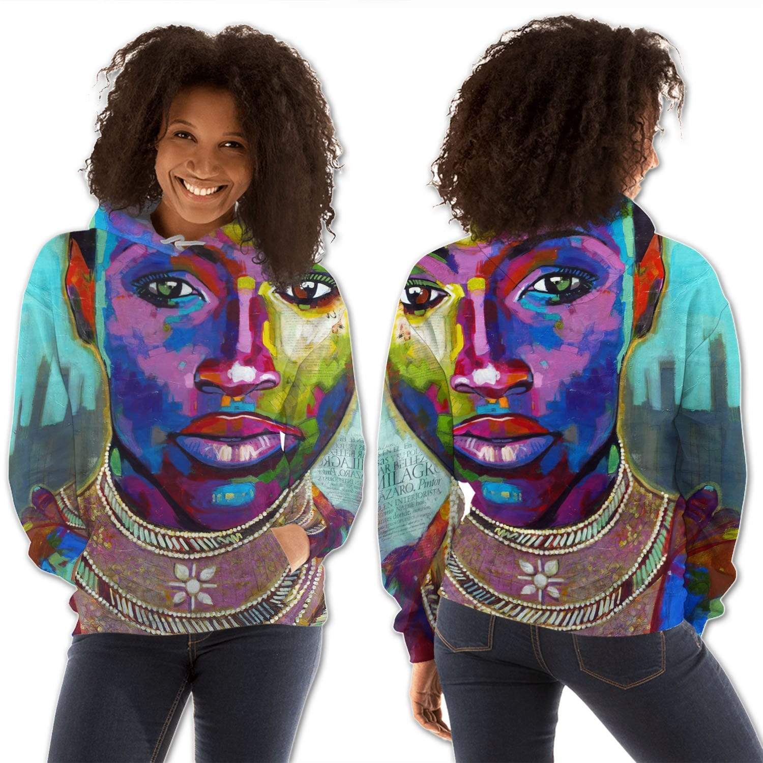 African Hoodie Beautiful African American Female Pretty African Black Queen African Clothing Styles