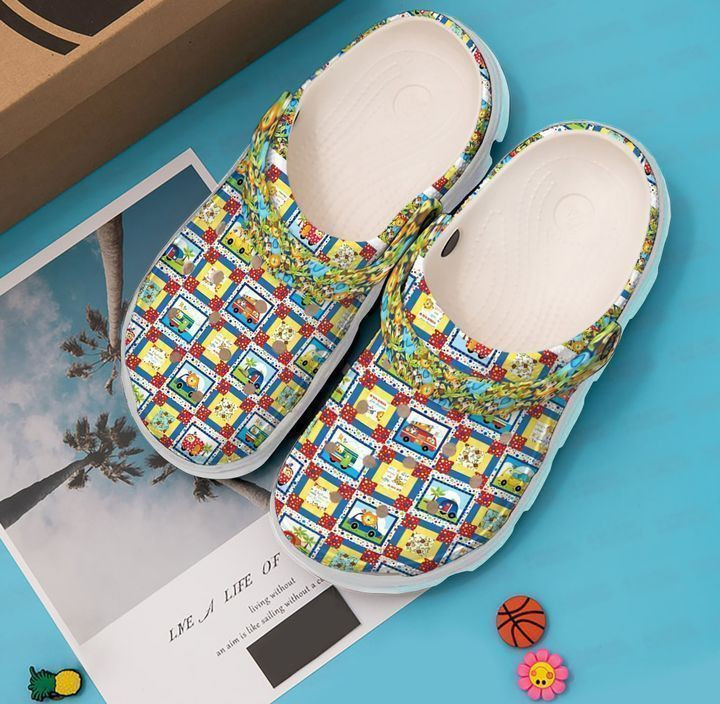 Camping Quilt Classic Clogs Shoes