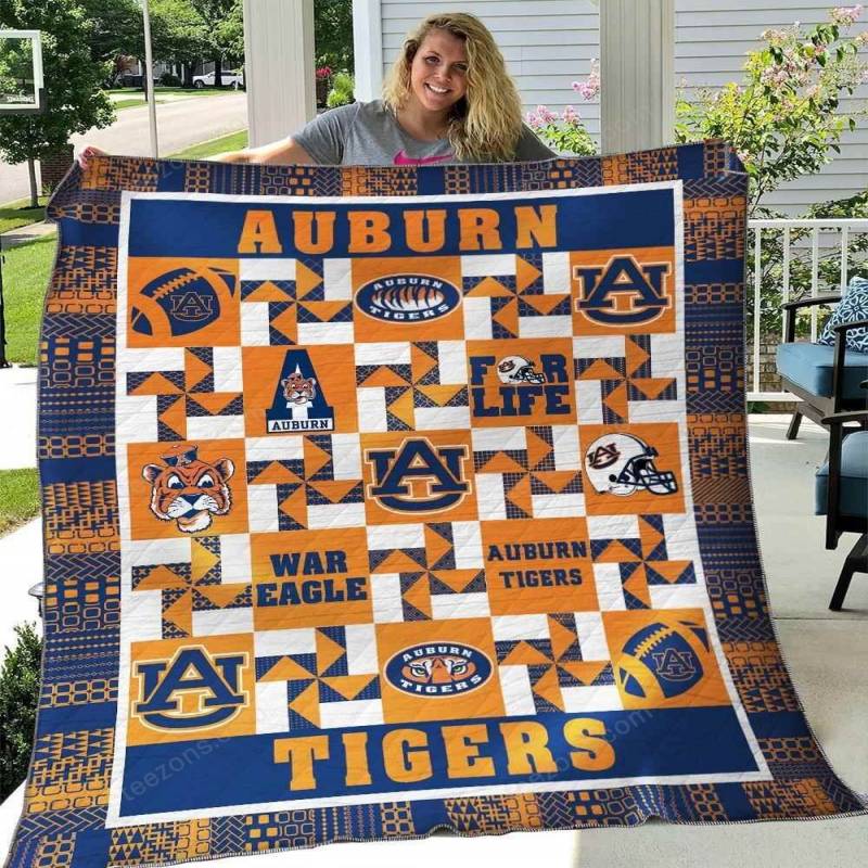 Auburn Tigers 1 Blanket TH1607 Quilt