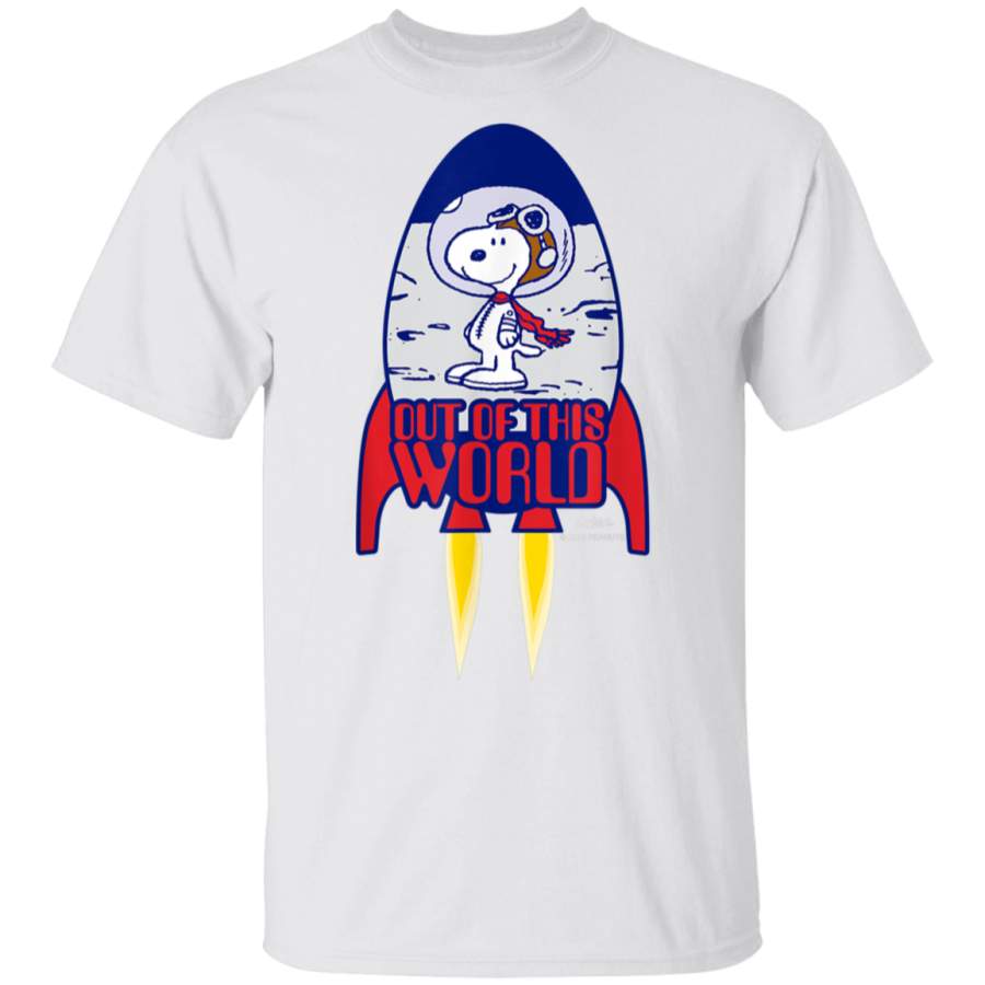 Peanuts Snoopy Rocket Out of This World T-Shirt