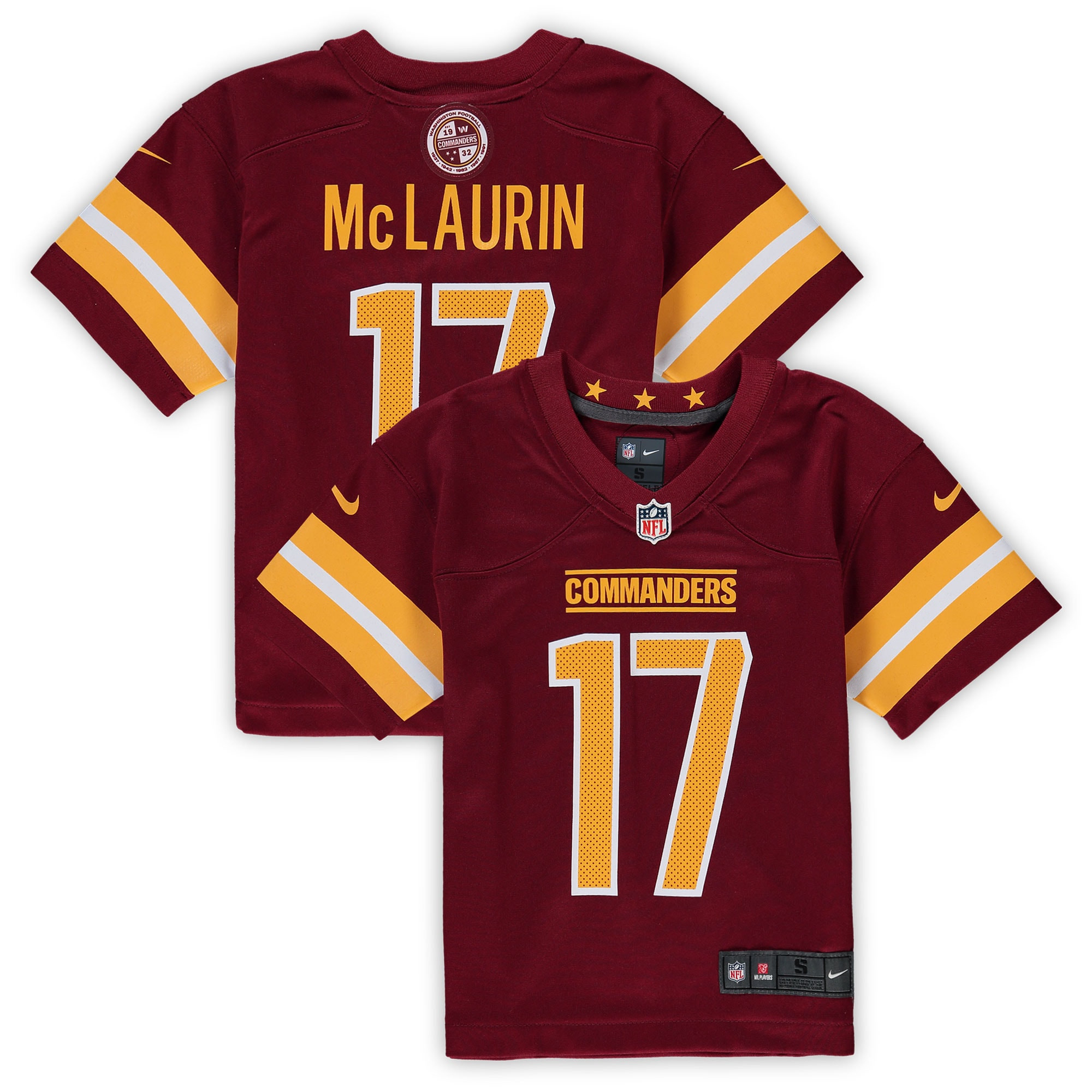 Terry Mclaurin Washington Commanders Preschool Game Jersey – Burgundy NFL