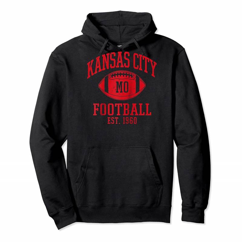 Kansas City Football | Vintage KC Missouri Retro Gift Raglan Pullover Hoodie, T Shirt, Sweatshirt