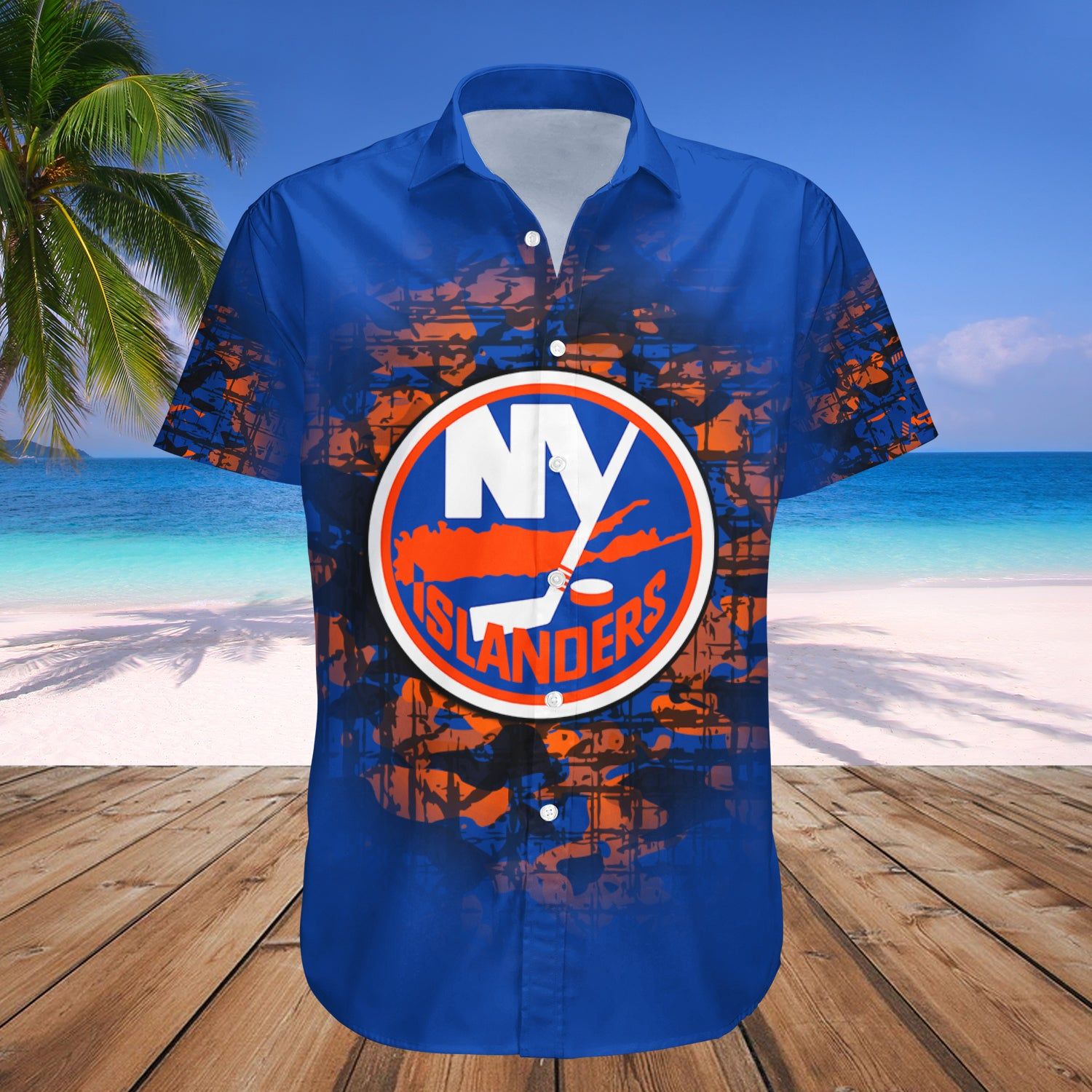 New York Islanders Hawaii Shirt Camouflage Vintage – Nhl