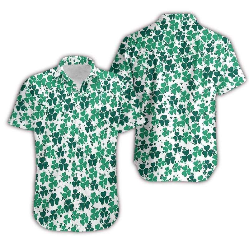 Get Here Irish Pride Happy St Patricks Day Shamrock Hawaii Aloha Shirts Dh Ha10020