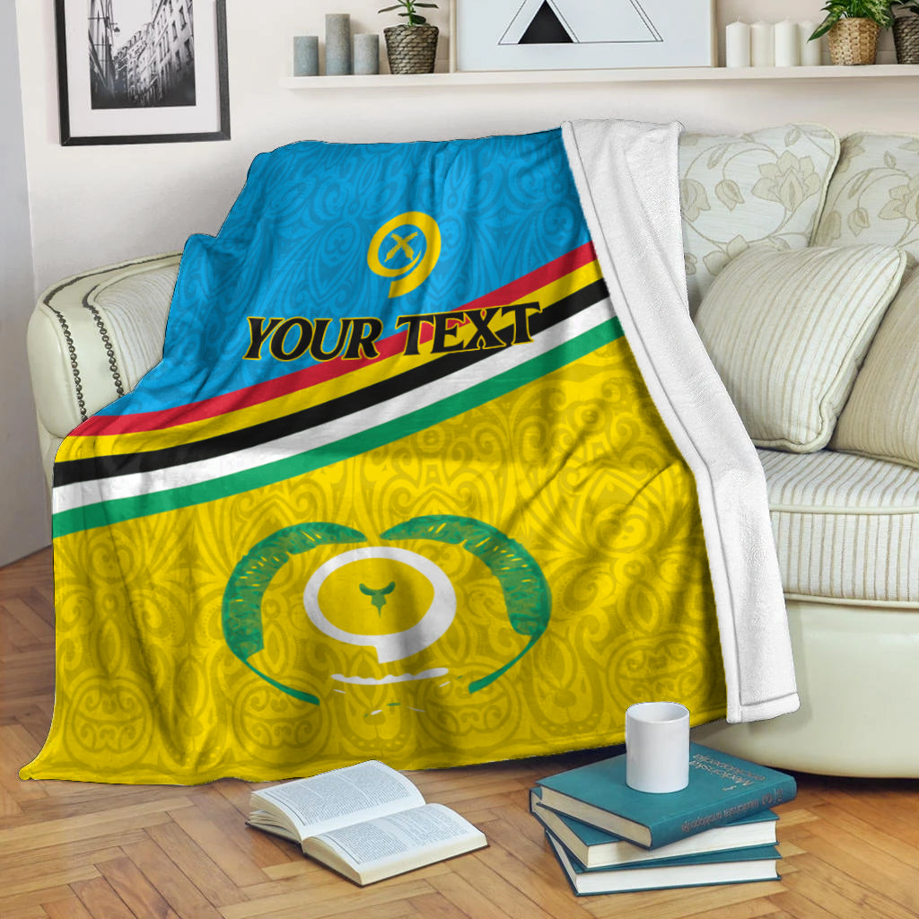 (Custom Personalised) Vanuatu Torba Province Blanket – Flag Style – Lt12