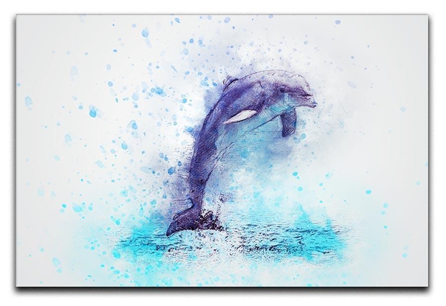 Dolphin Or Poster Full Hd Personalized Customized Canvas Art Wall Art Wall Decor