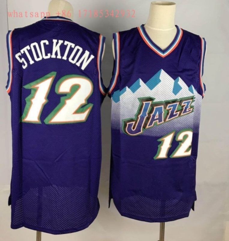 Utah Jazz John Stockton #12 2020 NBA New Arrival Dark Indigo Jersey