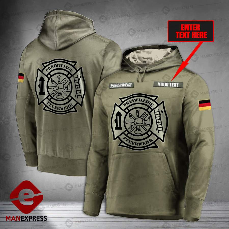 VH CUSTOMIZE  GERMAN  GERMANY FIREFIGHTER 0204 – 3D ALL OVER PRINT