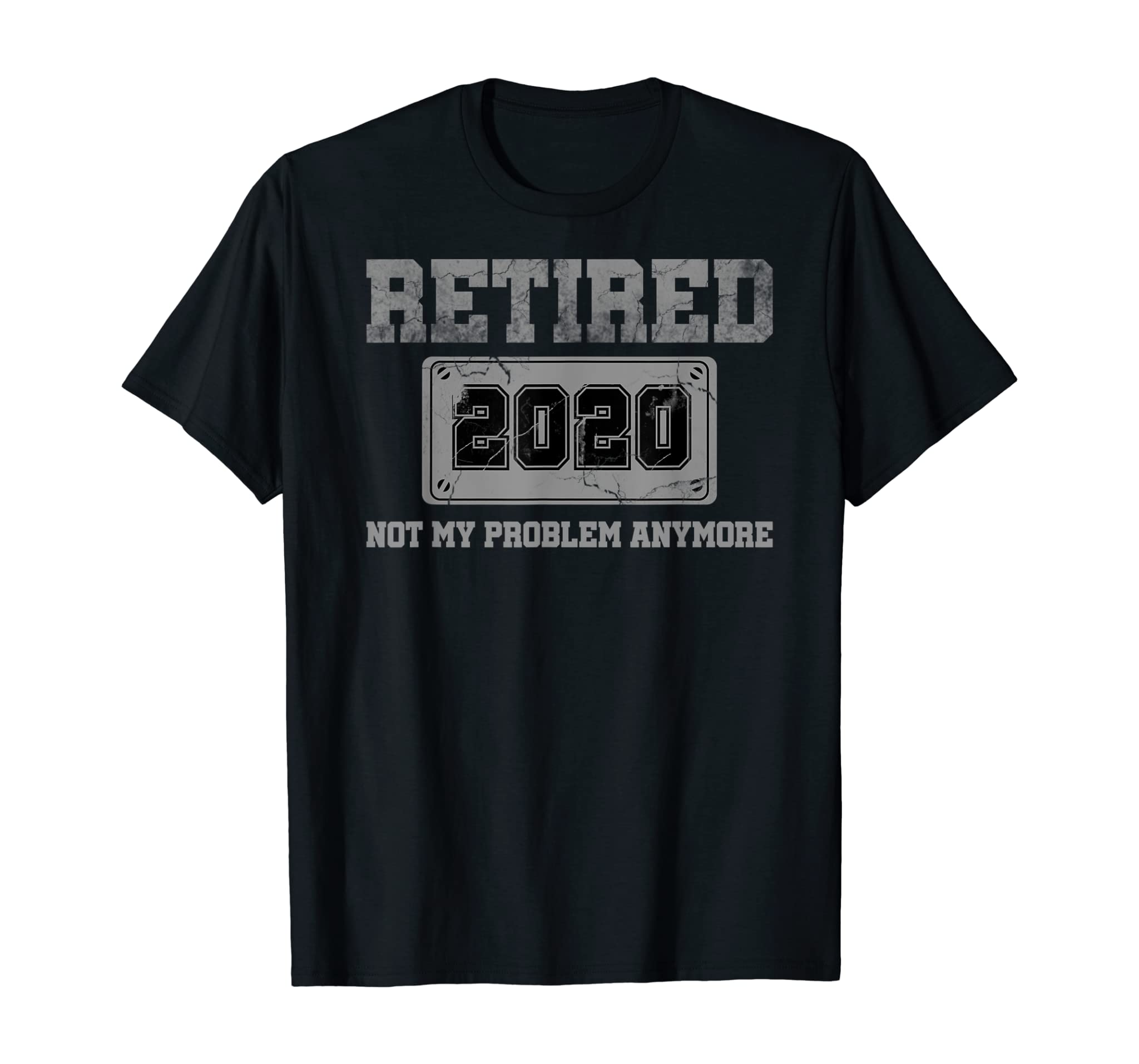 Retired 2020 Funny Retirement Gift Dad Grandpa Men T-Shirt