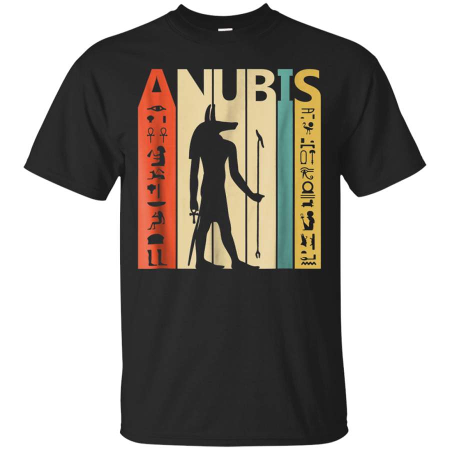 AGR Ancient Egypt God Anubis TShirt – Hieroglyphic Shirt Gift