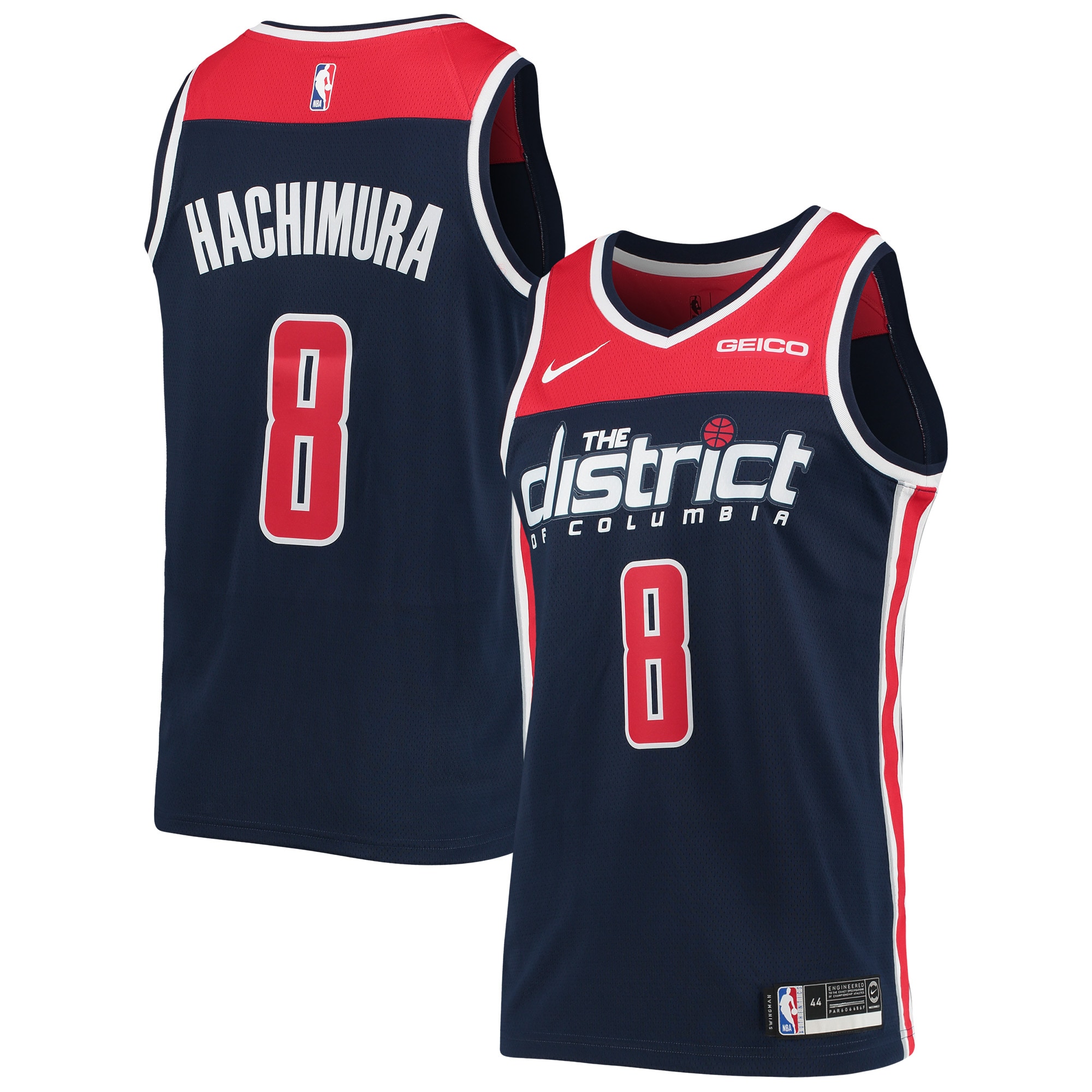 Rui Hachimura Washington Wizards Swingman Player Jersey – Icon Edition – Navy