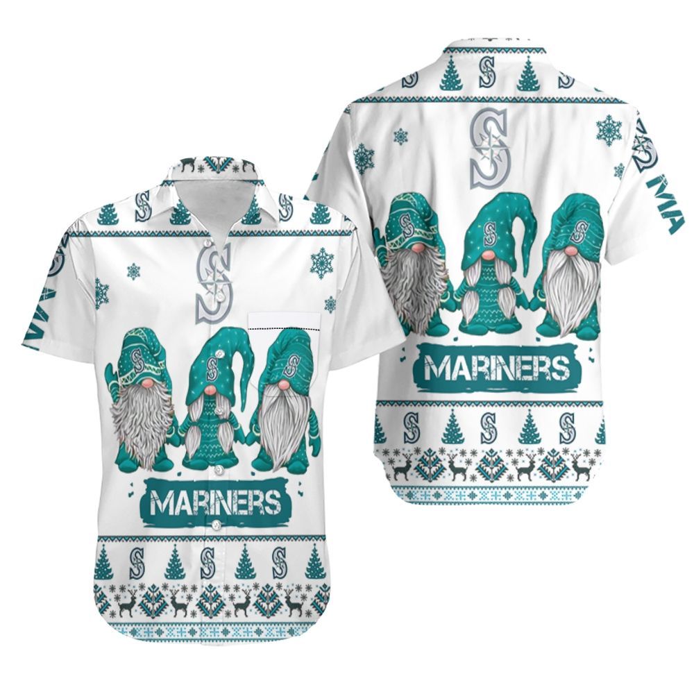 Christmas Gnomes Seattle Mariners Ugly Sweatshirt Hawaii Shirt Ha98395