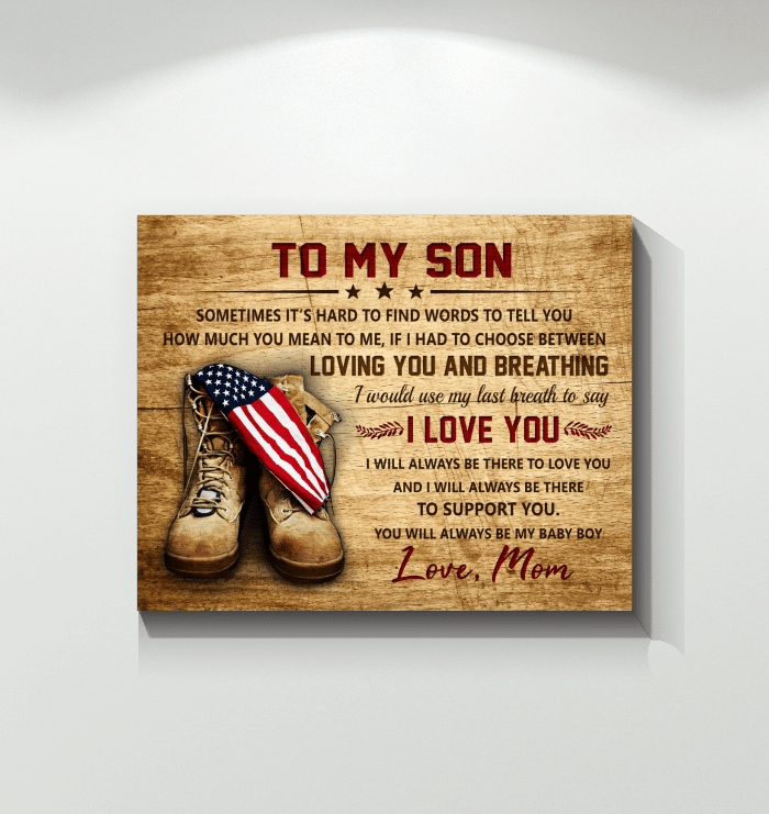 To My Marine Always Remember You Are Braver Than You Believe Stronger Than You Seem Matte Canvas Christmas Gift Ideas