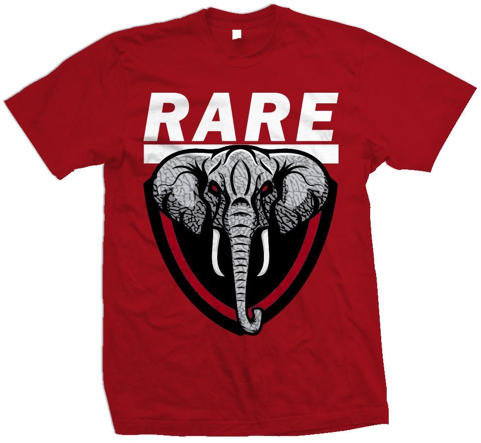 Rare Elephant – Red T-Shirt – Size S To 5Xl