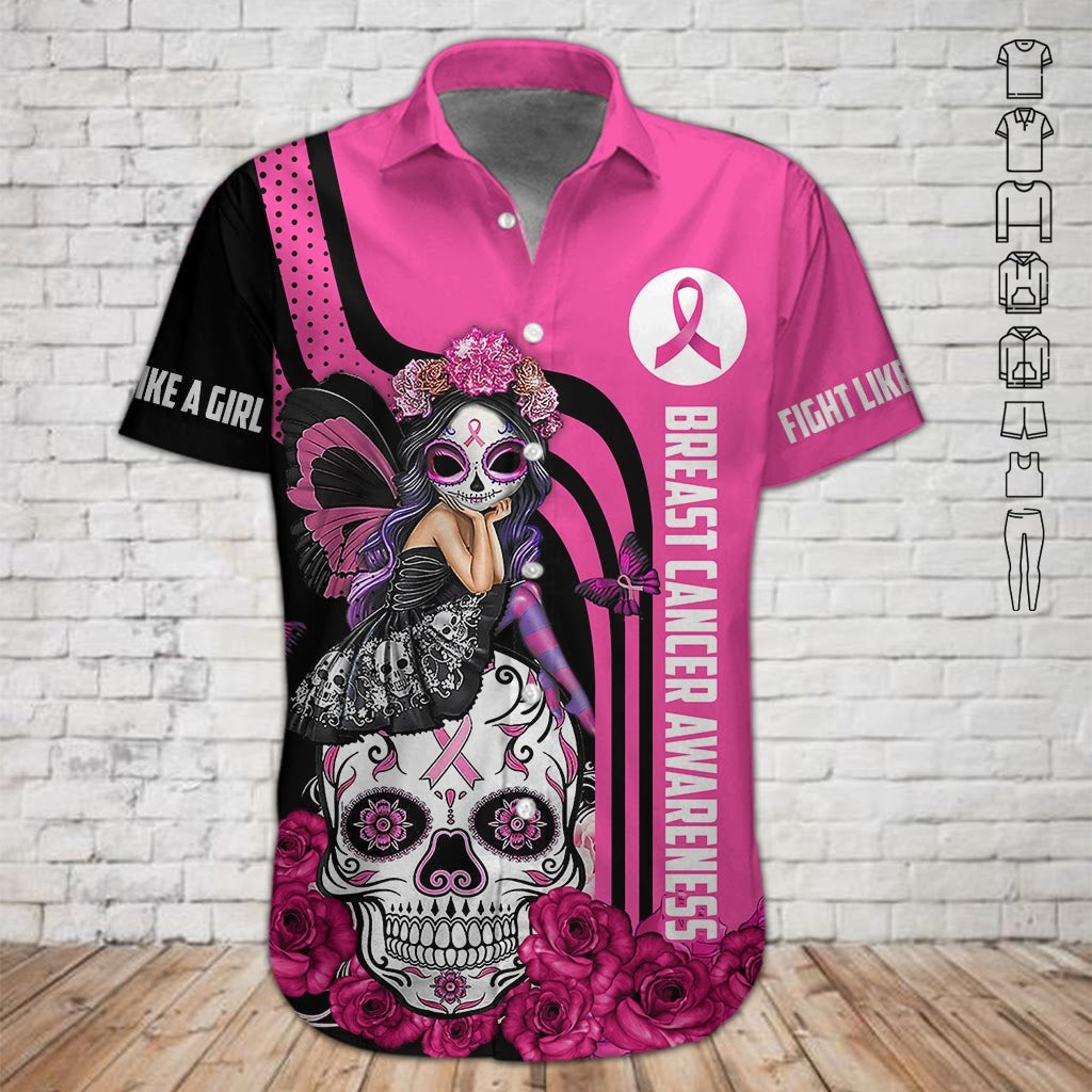 Breast Cancer Awareness Hawaii Shirt For Men And Women Ha84260